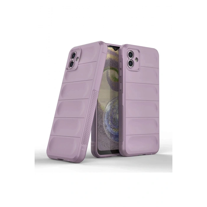 Samsung Galaxy A04 Kılıf Optimum Silikon - Mor