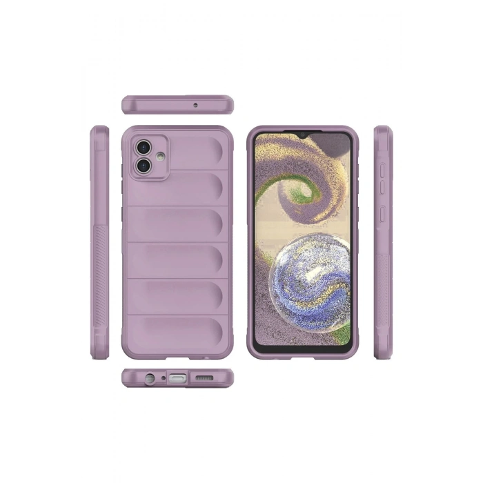 Samsung Galaxy A04 Kılıf Optimum Silikon - Mor