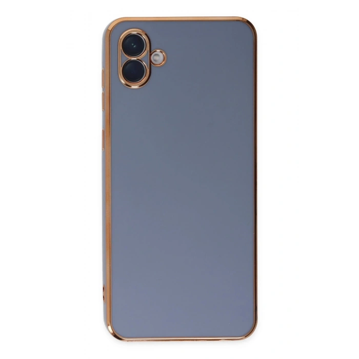 Samsung Galaxy A04 Kılıf Volet Silikon - Mavi