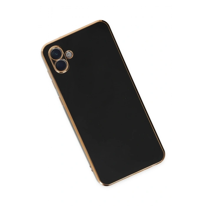 Samsung Galaxy A04 Kılıf Volet Silikon - Siyah