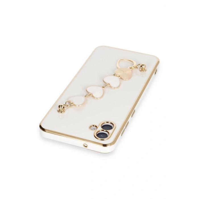 Samsung Galaxy A04E Kılıf Esila Silikon - Beyaz