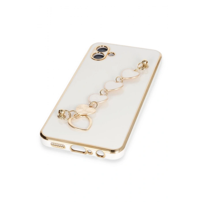 Samsung Galaxy A04E Kılıf Esila Silikon - Beyaz