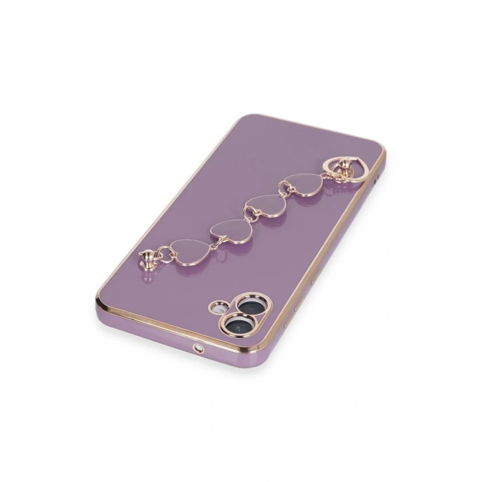 Samsung Galaxy A04E Kılıf Esila Silikon - Mor