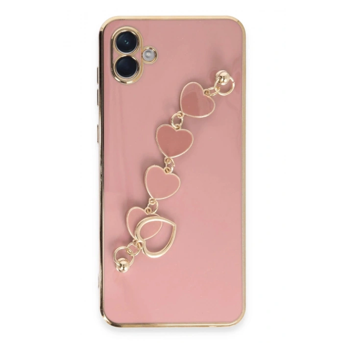 Samsung Galaxy A04E Kılıf Esila Silikon - Pudra