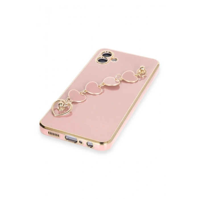 Samsung Galaxy A04E Kılıf Esila Silikon - Pudra