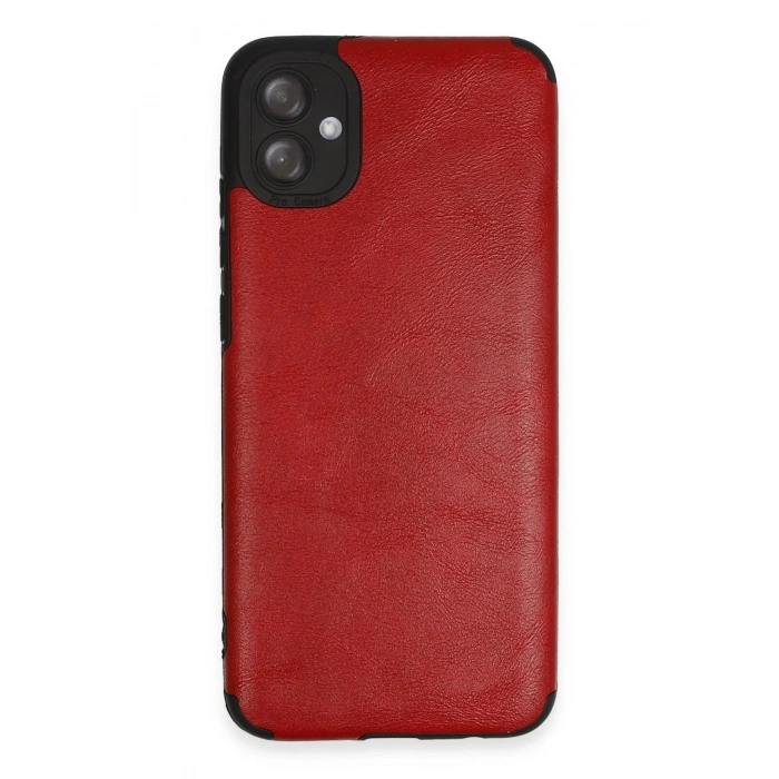 Samsung Galaxy A04E Kılıf Loop Deri Silikon - Kırmızı