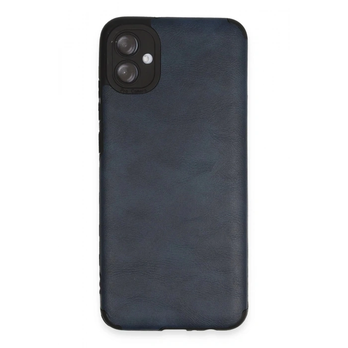 Samsung Galaxy A04E Kılıf Loop Deri Silikon - Lacivert