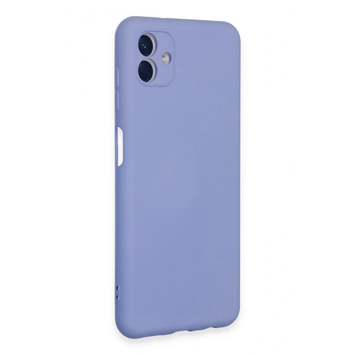 Samsung Galaxy A04E Kılıf Nano içi Kadife Silikon - Lila