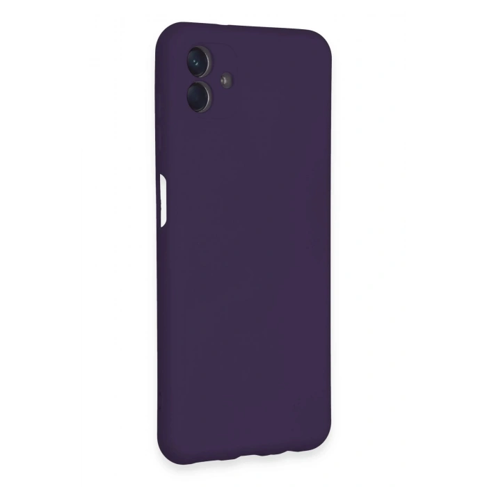 Samsung Galaxy A04E Kılıf Nano içi Kadife Silikon - Mor