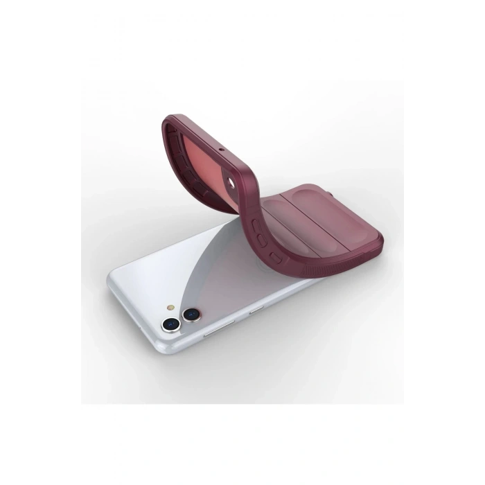 Samsung Galaxy A04E Kılıf Optimum Silikon - Bordo