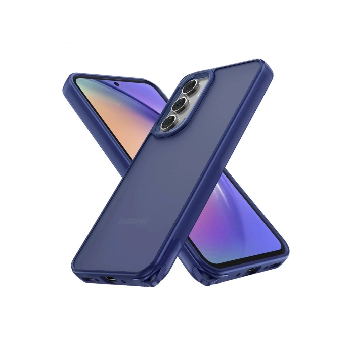 Samsung Galaxy A04S Kılıf Elegant Kapak - Lacivert