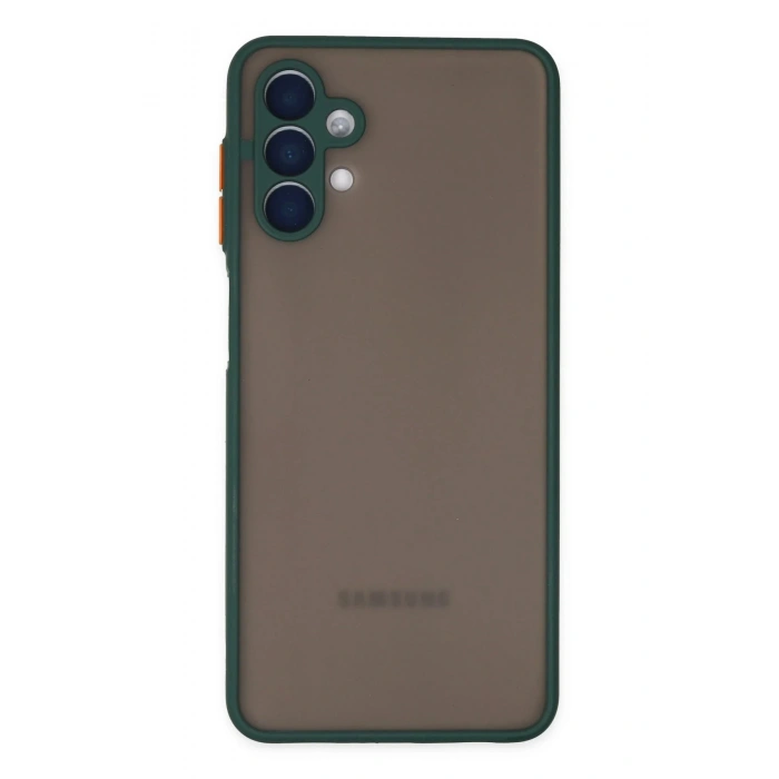 Samsung Galaxy A04S Kılıf Montreal Silikon Kapak - Yeşil