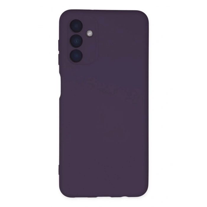 Samsung Galaxy A04S Kılıf Nano içi Kadife Silikon - Mor