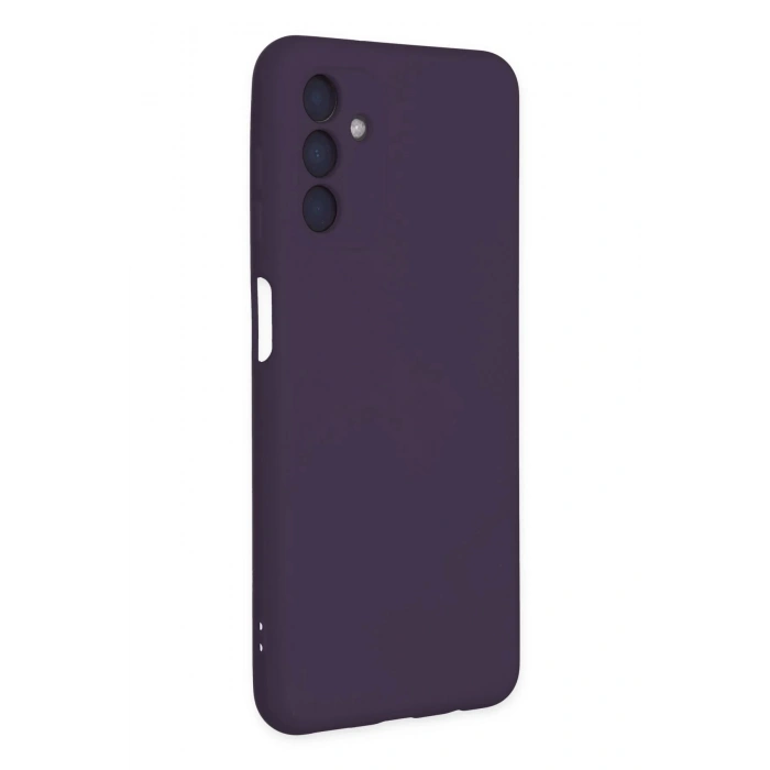 Samsung Galaxy A04S Kılıf Nano içi Kadife Silikon - Mor