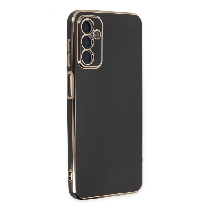 Samsung Galaxy A04S Kılıf Volet Silikon - Siyah