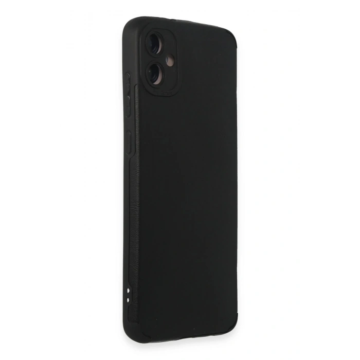 Samsung Galaxy A05 Kılıf Loop Deri Silikon - Siyah