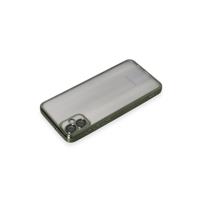 Samsung Galaxy A05 Kılıf Razer Lensli Silikon - Yeşil