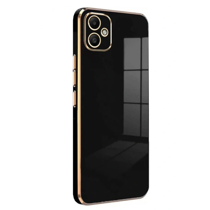 Samsung Galaxy A05 Kılıf Volet Silikon - Siyah