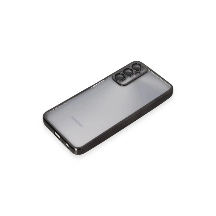 Samsung Galaxy A05S Kılıf Lensli Silikon - Siyah