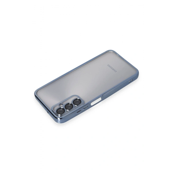Samsung Galaxy A05S Kılıf Razer Lensli Silikon - Açık Mavi