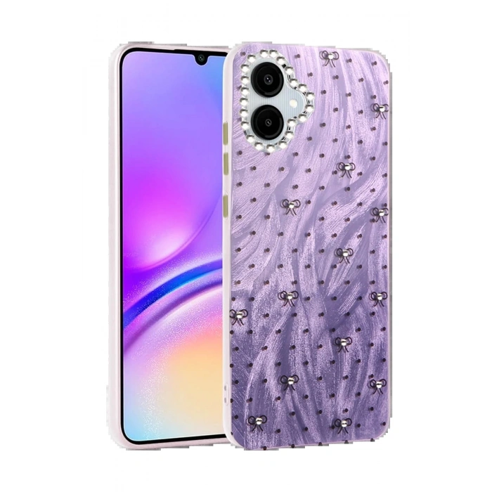 Samsung Galaxy A06 Kılıf Blade Aynalı Desenli Kapak - Desen 2