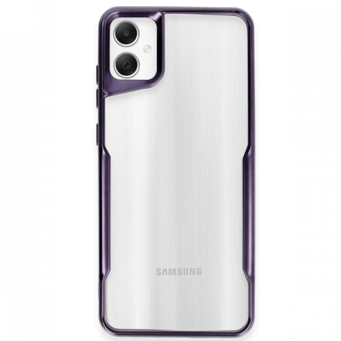 Samsung Galaxy A06 Kılıf Boyi Silikon Kapak - Derin Mor