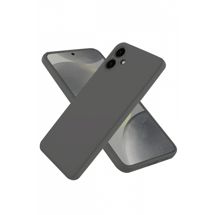 Samsung Galaxy A06 Kılıf First Silikon - Gri