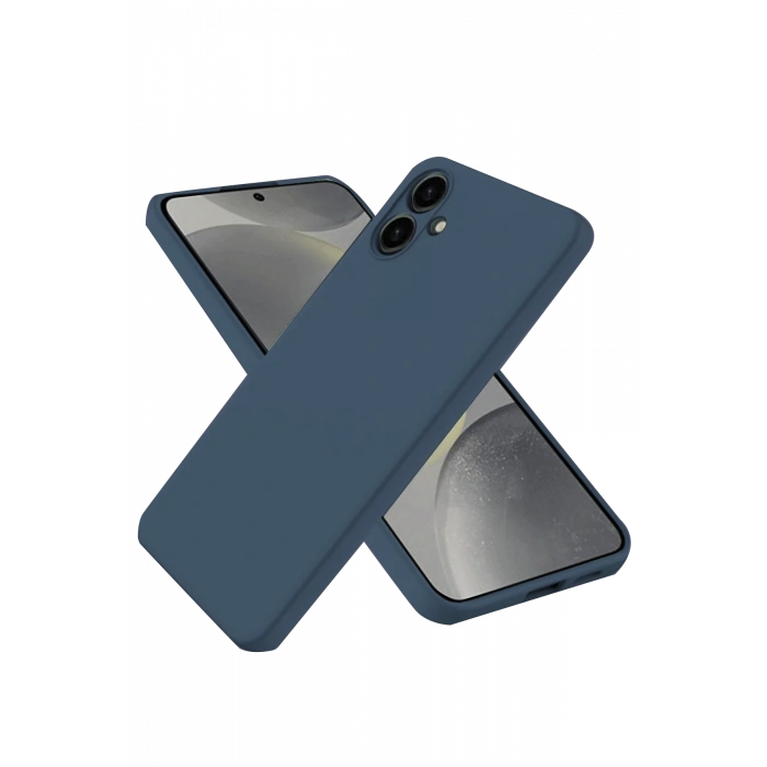 Samsung Galaxy A06 Kılıf First Silikon - Lacivert