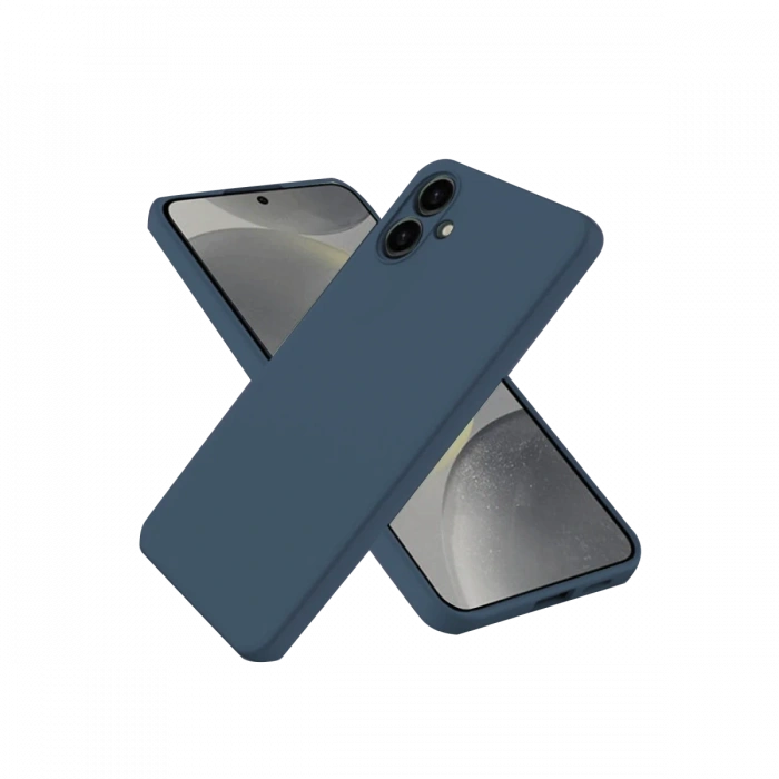 Samsung Galaxy A06 Kılıf First Silikon - Lacivert