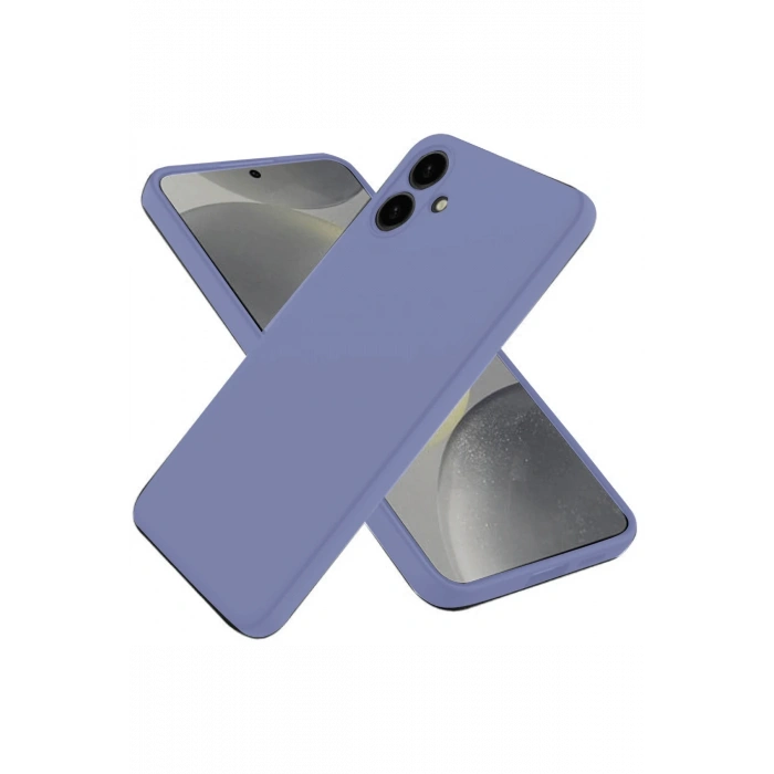 Samsung Galaxy A06 Kılıf First Silikon - Lila