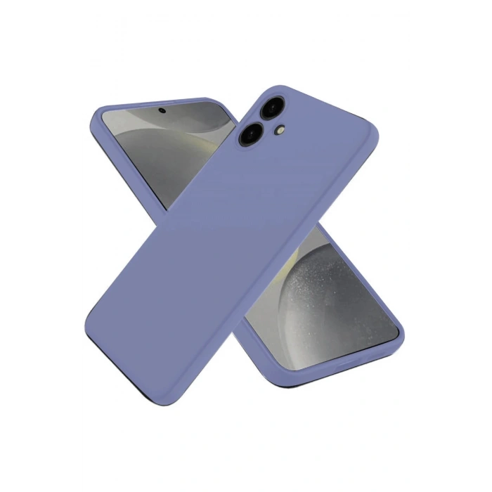 Samsung Galaxy A06 Kılıf First Silikon - Lila