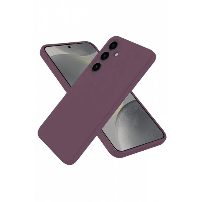 Samsung Galaxy A06 Kılıf First Silikon - Mürdüm