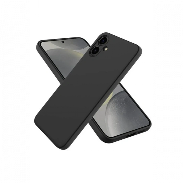 Samsung Galaxy A06 Kılıf First Silikon - Siyah