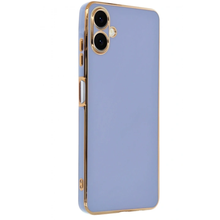 Samsung Galaxy A06 Kılıf Volet Silikon - Mavi