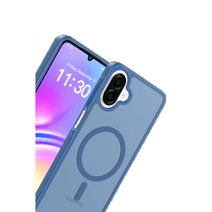 Samsung Galaxy A07 4G Jota Magsafe Kapak - Lacivert