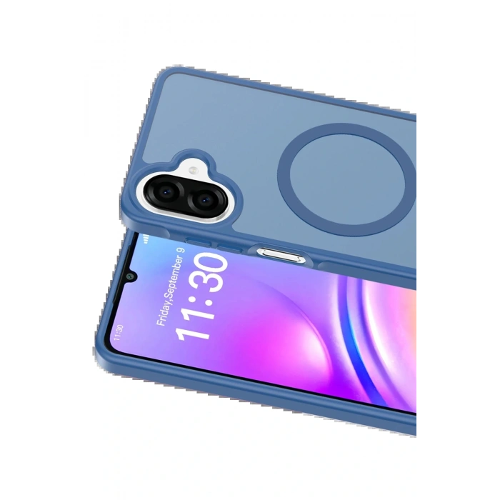 Samsung Galaxy A07 4G Jota Magsafe Kapak - Lacivert