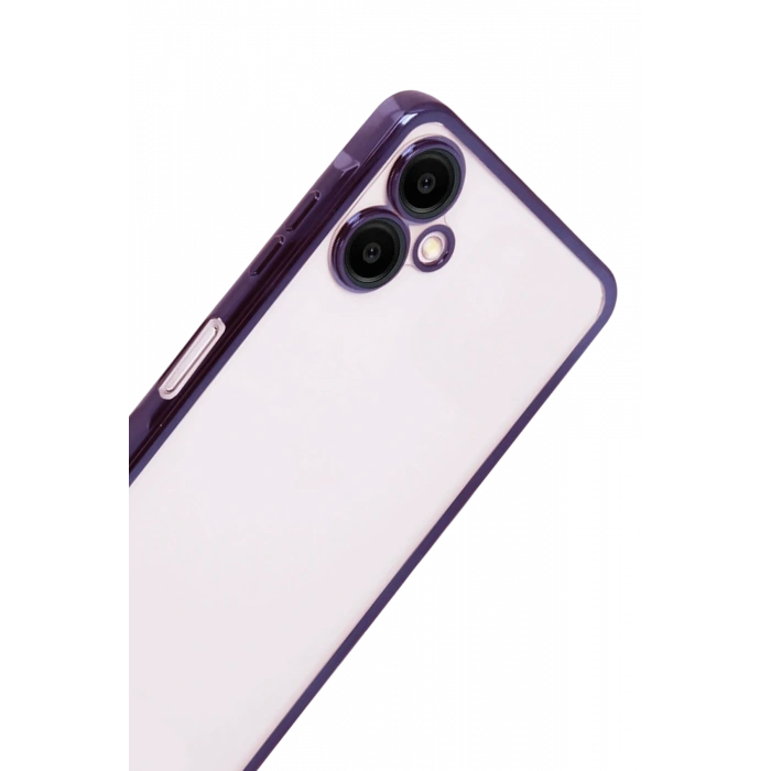 Samsung Galaxy A07 4G Razer Lensli Silikon - Mor