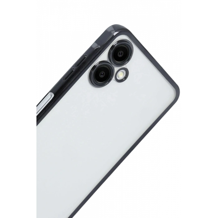 Samsung Galaxy A07 4G Razer Lensli Silikon - Siyah