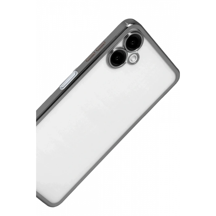 Samsung Galaxy A07 4G Razer Lensli Silikon - Titan Gri