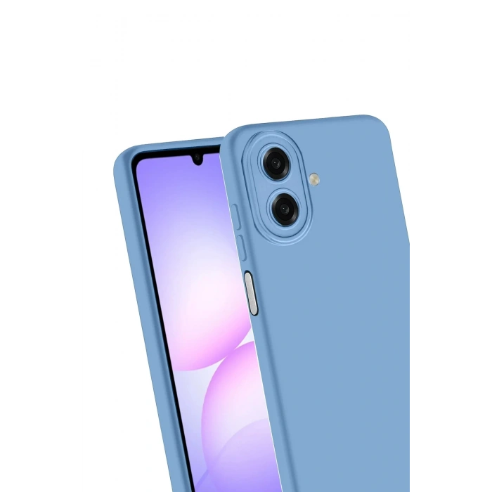 Samsung Galaxy A07 First Silikon - Mavi