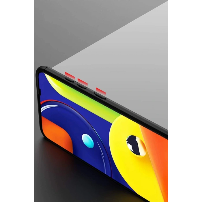 Samsung Galaxy A11 Kılıf Range Yüzüklü Silikon - Kırmızı