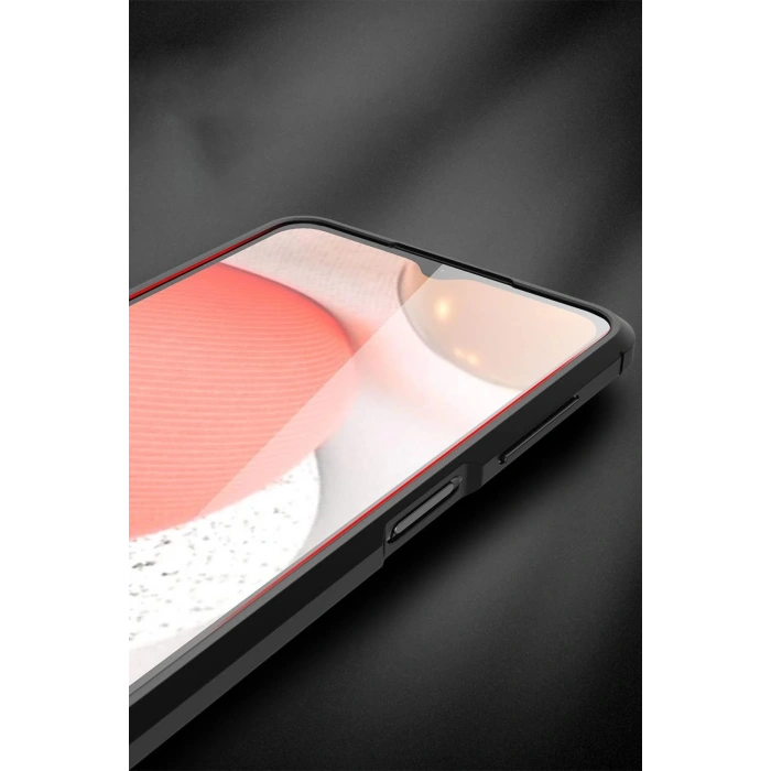 Samsung Galaxy A12 Kılıf Auto Focus Kapak - Kırmızı