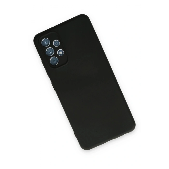 Samsung Galaxy A13 4G Kılıf Nano içi Kadife Silikon - Siyah