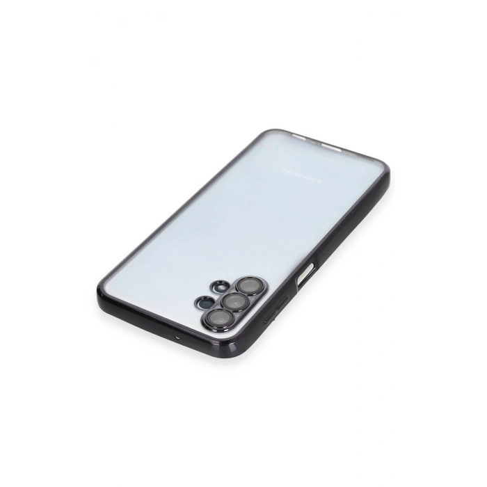 Samsung Galaxy A13 4G Kılıf Razer Lensli Silikon - Siyah