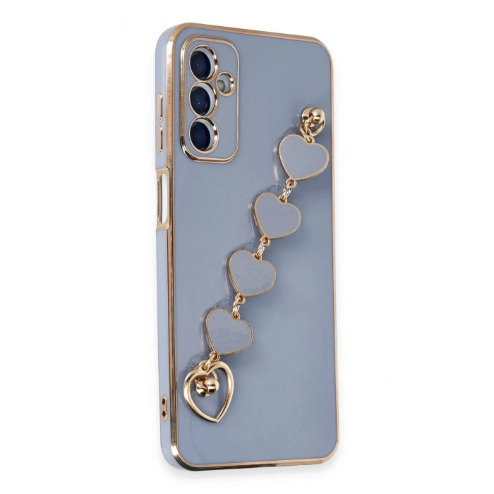 Samsung Galaxy A14 4G Kılıf Esila Silikon - Gri