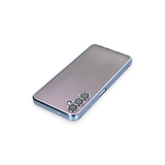 Samsung Galaxy A14 4G Kılıf Lensli Silikon - Açık Mavi