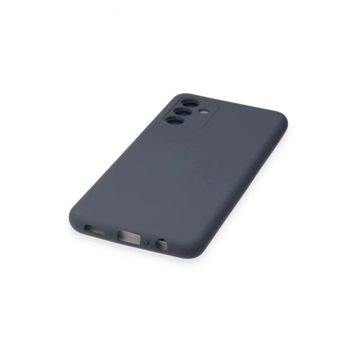 Samsung Galaxy A14 4G Kılıf Nano içi Kadife Silikon - Gri