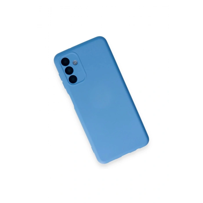 Samsung Galaxy A14 4G Kılıf Nano içi Kadife Silikon - Mavi