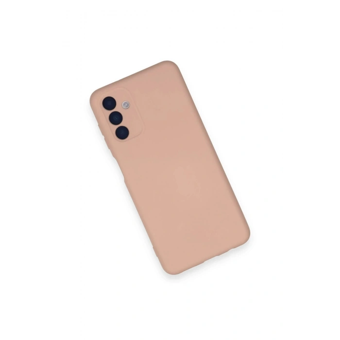 Samsung Galaxy A14 4G Kılıf Nano içi Kadife Silikon - Pudra