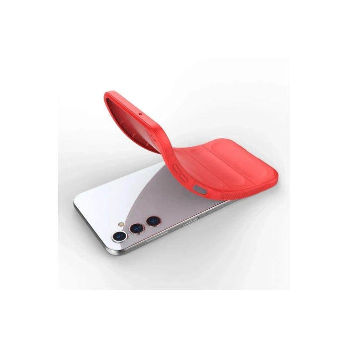 Samsung Galaxy A14 4G Kılıf Optimum Silikon - Kırmızı